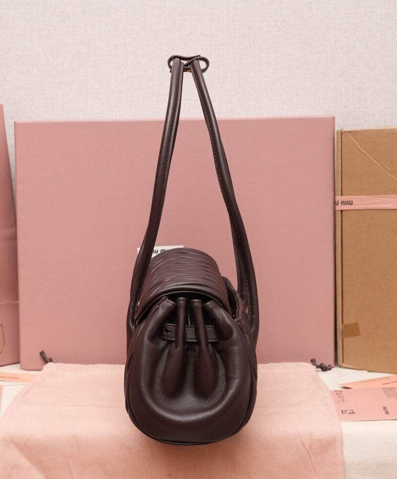Miumiu Matelasse Nappa Leather Shoulder Bag
